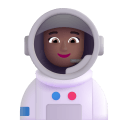 Woman Astronaut 3d Medium Dark icon