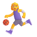Woman Bouncing Ball 3d Default icon
