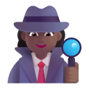 Woman Detective 3d Medium Dark icon