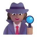 Woman Detective 3d Medium icon