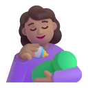 Woman Feeding Baby 3d Medium icon