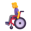 Woman In Manual Wheelchair 3d Default icon