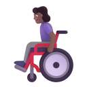 Woman-In-Manual-Wheelchair-3d-Medium-Dark icon