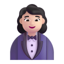 Woman In Tuxedo 3d Light icon