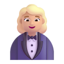 Woman In Tuxedo 3d Medium Light icon