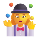 Woman Juggling 3d Default icon