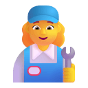 Woman Mechanic 3d Default icon