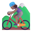 Woman-Mountain-Biking-3d-Medium icon