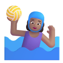 Woman Playing Water Polo 3d Medium icon