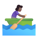 Woman-Rowing-Boat-3d-Medium-Dark icon