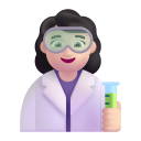 Woman-Scientist-3d-Light icon