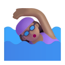 Woman-Swimming-3d-Medium icon