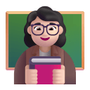 Woman-Teacher-3d-Light icon