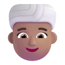 Woman Wearing Turban 3d Medium icon