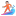 Person Surfing 3d Light icon