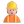 Construction Worker 3d Light icon