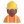 Construction Worker 3d Medium Dark icon