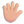Hand With Fingers Splayed 3d Medium Light icon