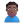Man Frowning 3d Medium Dark icon