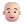 Person Bald 3d Light icon