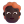 Person Red Hair 3d Dark icon