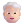 Person White Hair 3d Light icon