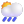 Sun Behind Rain Cloud 3d icon