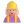 Woman Construction Worker 3d Medium Light icon