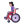 Woman In Manual Wheelchair 3d Light icon