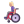 Woman In Manual Wheelchair 3d Medium Light icon