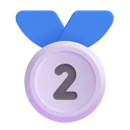 Nd Place Medal 3d icon