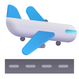 Airplane Arrival 3d icon