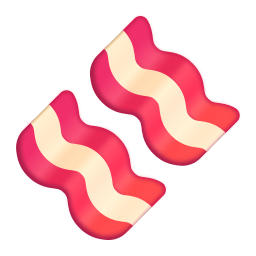 Bacon 3d icon