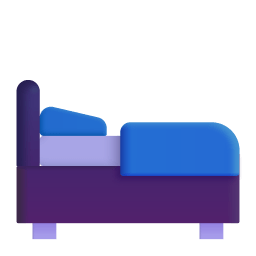 Bed 3d icon