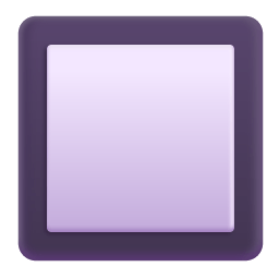 3d square button