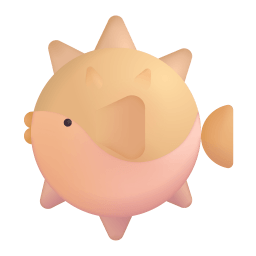 Blowfish 3d icon