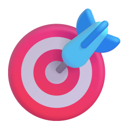 Bullseye 3d icon
