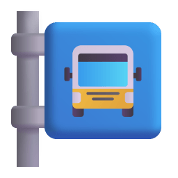 Bus Stop 3d icon