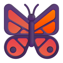 Butterfly 3d icon