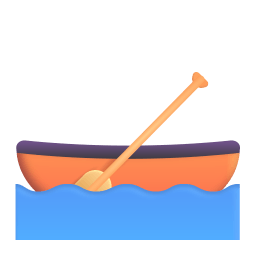 Canoe 3d icon