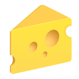 Cheese Wedge 3d icon