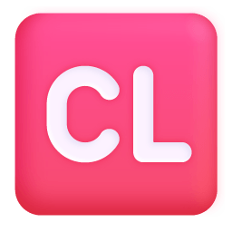 Cl Button 3d icon