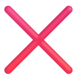 Cross Mark 3d icon