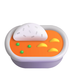 Curry Rice 3d icon