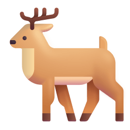 Deer 3d icon