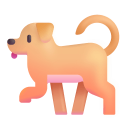 Dog 3d icon