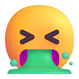 Face Vomiting 3d icon