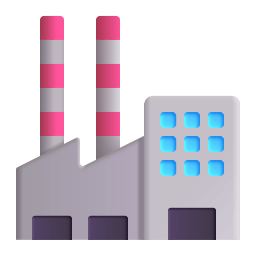 Factory 3d icon