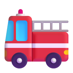 Fire Engine 3d icon