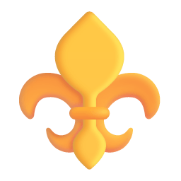 Fleur De Lis 3d icon